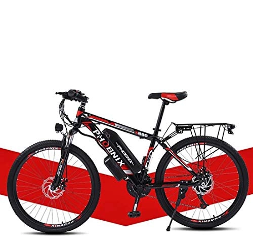 Bici elettriches : Adulti 26inch Mountain Bike Elettrico, 36V Batteria al Litio Bicicletta elettrica, con Display LCD E-Bikes, Elettrico ausiliario di Crociera 100-130 km, A, 27 Speed