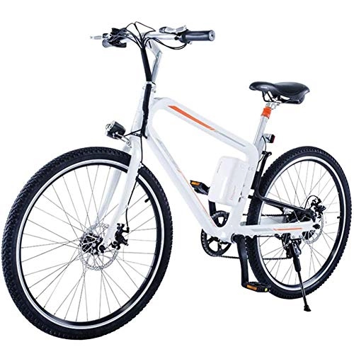 Bici elettriches : AGWa Mountain bike per adulti 48V 10Ah elettrica della bicicletta della montagna e 21 di velocità bici di montagna elettrica Off Road (lega di magnesio Rim, 350W)