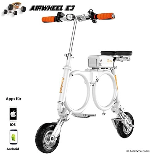 Bici elettriches : Airwheel E3 Mini E-Bike Bicicletta elettrica, pieghevole, da uomo e donna