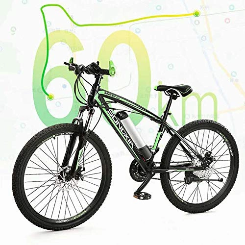 Bici elettriches : AKEFG 36V 250W Bici elettrica Bici di Montagna elettrica 26inch E-Bike 7 velocit Freni Mens Sport Mountain Bike Batteria al Litio a Disco Idraulici