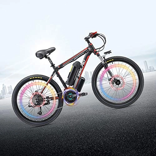 Bici elettriches : AKEFG Bici elettrica, E-Bici Adulta della Bicicletta con 400 W Motore 48V 13Ah Batteria al Litio Rimovibile 21 velocit Shifter per Commuter Viaggi