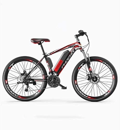 Bici elettriches : All Terrain Biciclette 27 velocità, 26" Mountain Bike for adulti, 36V 50KM Pure Chilometraggio batteria rimovibile agli ioni di litio, smart Montagna Ebike (Color : A electric 35KM / hybrid 70KM)