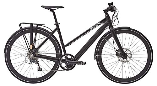 Bici elettriches : Allegro Invisible Roadbike Comfort E-Bike Bicicletta elettrica Pedelec 28" 48 cm Nero Modello 2019