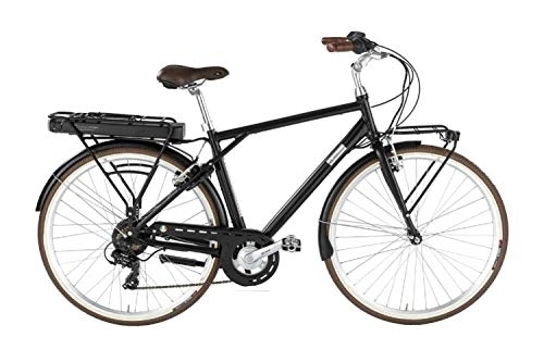 Bici elettriches : Alpina Bike EVOL A1, Bicicletta Elettrica Uomo, Nero, 520 mm