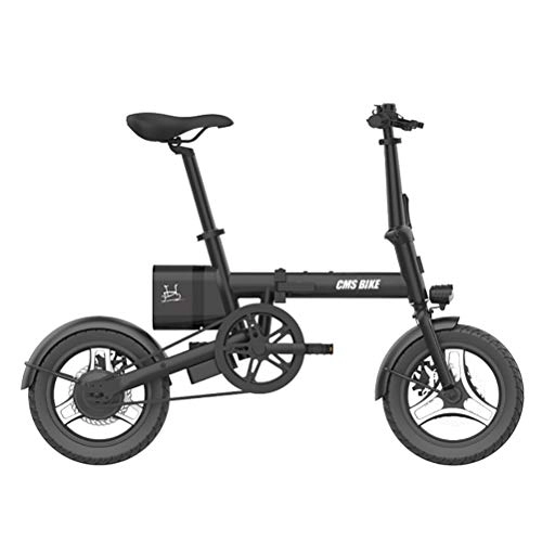 Bici elettriches : ANYWN Pieghevole Bici elettrica con Rimovibile 36V 8Ah agli ioni di Litio, Leggero e in Alluminio-Bici con con Il Potente Motore a 350W, Fast Battery Charger, Nero