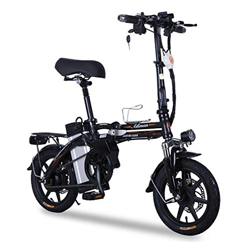 Bici elettriches : Archer - Bicicletta elettrica 48V25A, 14", in alluminio, pieghevole, ad alte prestazioni, per montagna, neve, spiaggia, colore nero