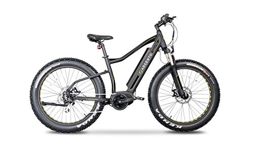Bici elettriches : Argento Bicicletta elettrica Elephant PRO Fat Mountainbike, Ruote Unisex Adulto, Nero, taglia unica