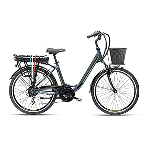 Bici elettriches : Armony Firenze ADV, Bicicletta Elettrica Unisex Adulto, Blu Profondo, 26