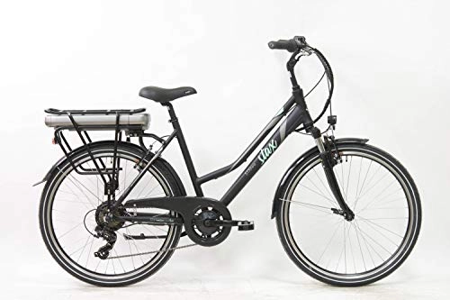 Bici elettriches : Armony STX2, Bicicletta Elettrica Uomo, Nero Grigio, 26