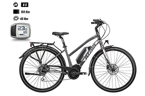 Bici elettriches : Atala Bici elettrica B-TOUR LADY 28'' 8-V taglia 40 Active 300Wh Purion 2018 (Trekking Elettriche) / Electric bike B-TOUR LADY 28'' 8-S size 40 Active 300Wh Purion 2018 (Trekking E-Bike)
