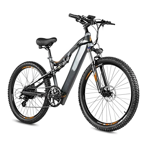 Bici elettriches : AWJ Bici elettrica per Adulti 500W 48V 14.5Ah Bicicletta elettrica da 27.5 Pollici con Batteria al Litio Mountain Bike in Magazzino