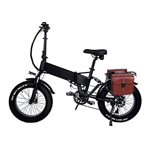 Bici elettriches : AWJ Bicicletta elettrica Pieghevole Bicicletta elettrica Pieghevole da 20", con Batteria Rimovibile di Grande capacità da 15 Ah Bicicletta elettrica da 750 W Bicicletta elettrica Pieghevole