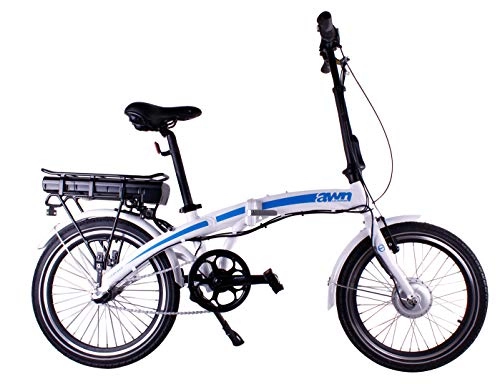 Bici elettriches : AWN 'Bicicletta 20 pollici ruota bici pieghevole bicicletta pieghevole pieghevole bicicletta elettrica pieghevole bicicletta elettrica E-Bike pedelec batteria agli ioni di litio da 36 V 8, 8 a mozzo