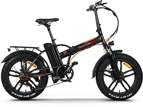 Bici elettriches : Bici Bicicletta Elettrica Pedalata Assistita e-Bike con Pedali Pieghevole e-Bicycle RKS Urban Bike RSIII-Pro 250W 36V Batteria Litio (Samsung) Shimano (Nero)