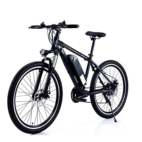 Bici elettriches : Bici elettrica per adulti 15, 5 Mph 26 pollici bicicletta elettrica 750W 48V ad alta potenza bicicletta elettrica variabile 21 velocità Mountain E Bikes (numero di velocità: 21)