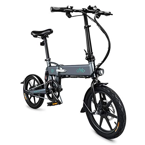 Bici elettriches : Bici Elettrica Pieghevole con Luce Anteriore a LED per Adulti, Bicicletta Elettrica Pedalata Assistita con Ruote da Bici da 36V 250 W 7.8Ah