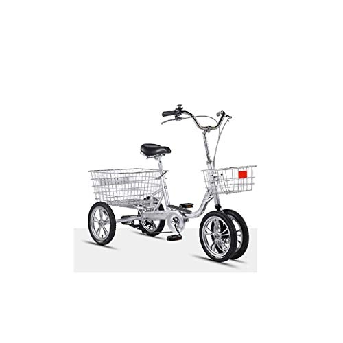 Bici elettriches : Bicicletta A Tre Ruote Bicicletta A Pedali da 14 Pollici(Color:B)