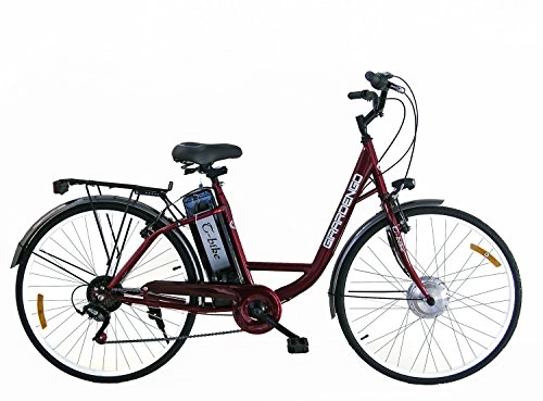 Bici elettriches : Bicicletta bici elettrica a pedalata assistita 26 250 W E-bike sella confort