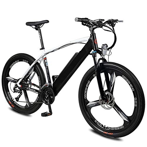 Bici elettriches : Bicicletta elettrica 48V Batteria al Litio Mountain Bike da Uomo Bicicletta elettrica Potenza Batteria Auto 26 Pollici