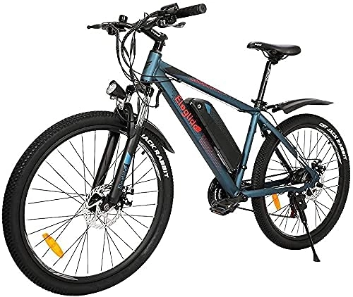 Bici elettriches : Bicicletta Elettrica Adulti, Mountain Bike, e bike city, e bike fat ​Eleglide M1, Mountain Bike 26", Motore 250 W, Batteria rimovibile 7, 5 Ah, Cambio Shimano - 21 Velocità