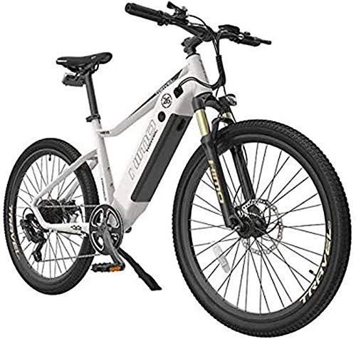 Bici elettriches : Bicicletta Elettrica Bici da montagna elettrica da 26 pollici per adulti con batteria agli ioni di litio da 48 V 10Ah / Motore DC da 250W, Sistema di velocità variabile 7s, telaio in lega di alluminio