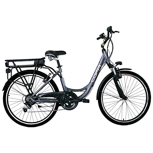 Bici elettriches : bicicletta elettrica da donna bici a pedalata assistita Coppi 26'' in alluminio