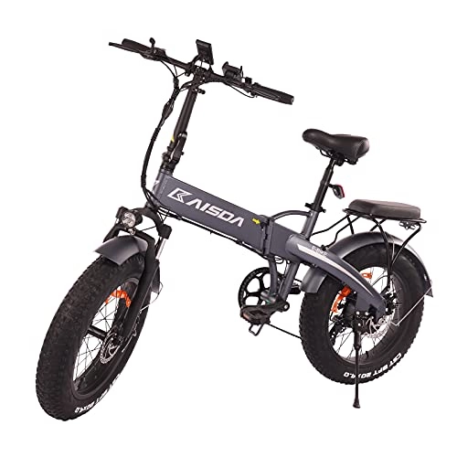 Bici elettriches : Bicicletta elettrica da neve 500W Ebike 20''Impermeabile Mini bici pieghevoli potenti con freni a doppio disco Fat Tire Bike Motor professionale Shimano 7 marce