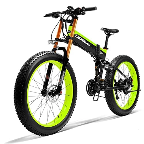 Bici elettriches : Bicicletta elettrica, T750plus nero e verde