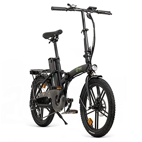 Bici elettriches : Bicicletta elettrica Urbana, Youin You-Ride Tokyo, pieghevole, ruote da 20", autonomia fino a 40 km, Cambio Shimano 7 velocità