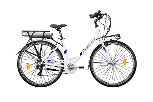 Bici elettriches : Bicicletta pedalata assistita e-bike Atala 2021 E-RUN 7.1 LT batteria 518WH bianco-blu, M