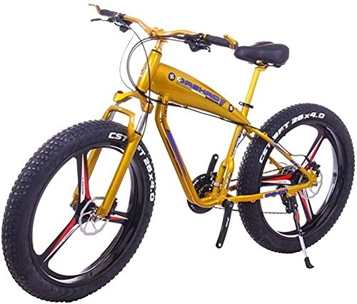 Bici elettriches : Biciclette, Bicicletta elettrica per adulti - E-Bike da montagna da 26 pollici, 48V 10Ah, con batteria al litio di grande capacità - 3 modalità di guida Freno a disco (Colore: 15Ah, Dimensioni: Oro)