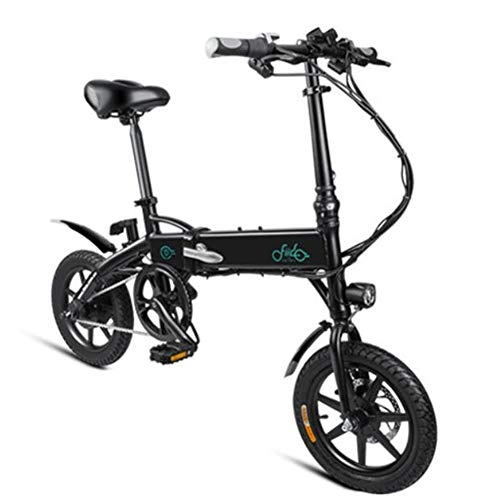 Bici elettriches : Biciclette da montagna elettriche pieghevoli per adulti, viaggi all'aria aperta, batteria agli ioni di litio da 250 W, 36 V, 7, 8 Ah, display a LED, velocità massima 25 km / h, carico massimo 120 kg