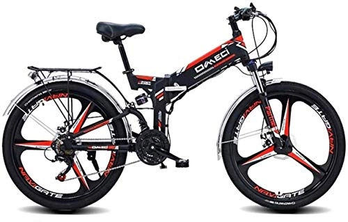 Bici elettriches : Biciclette elettriche veloci per adulti 26 "Mountain mountain bike da 26", bicicletta elettrica per adulti / per il pendolamento Ebike con motore 300W, batteria da 48 V 10Ah, trasmissione professional
