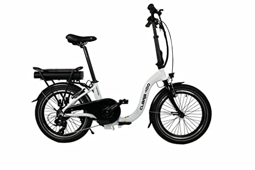 Bici elettriches : Blaupunkt Clara 400 | Bicicletta elettrica pieghevole, per principianti, StVZO, 20 pollici, leggera, pieghevole, e-bike compatta