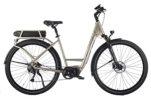 Bici elettriches : Brinke Bicicletta Elettrica E-Bike Elysee Evo 50 Alivio Motore Shimano E6100 Batteria 418Wh Grigia