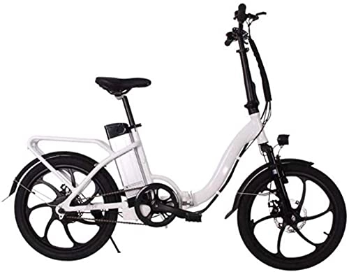 Bici elettriches : CCLLA Bicicletta elettrica Pieghevole da 20 Pollici, Batteria agli ioni di Litio 36V10AH Bici da Città Telaio in Lega di Alluminio Ciclismo all'aperto per Adulti