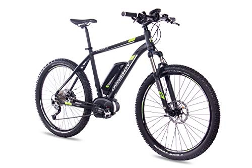 Bici elettriches : CHRISSON 27, 5doganale Bike Mountain Bike e biciclette elettrici Pedelec Mounter 1.0Bosch PLine & Acera 3000NERO 44cm