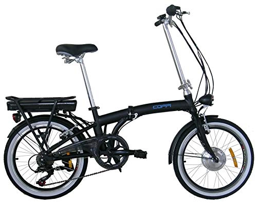Bici elettriches : Coppi REPZL20206 Bicicletta Elettrica E-bike a Pedalata Assistita 20", Nero