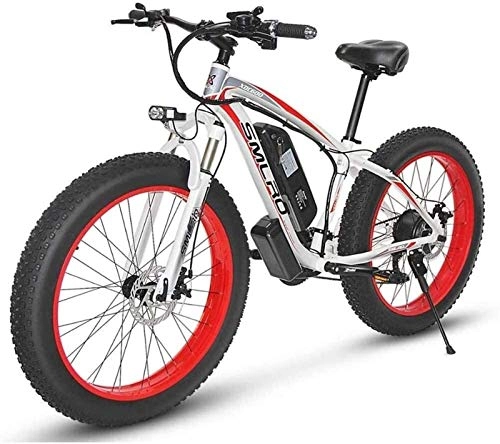 Bici elettriches : Ebikes, bicicletta elettrica, mountain bike elettrica da 26 pollici, con batteria rimovibile agli ioni di litio di grande capacità (48V 17.5Ah 500W), per Menrsquo; s Outdoor Cycling e viaggi Biciclett