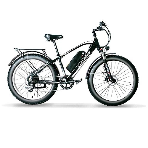 Bici elettriches : Extrbici ruote da 26 pollici All-Terrain, grasso per bicicletta elettrica in lega di alluminio, 48 V13 AH / 17 Ah, batteria al litio da Snowbike, 7 marce, 21 marce XF650