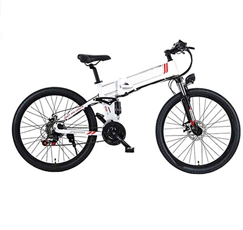 Bici elettriches : Fangfang Mountain Bike elettrica, Elettrico Mountain Bike, 350W E-Bike 26" in Alluminio Bicicletta elettrica for Adulti con Rimovibile 48V 8AH / 10AH agli ioni di Litio 21 velocità Gears, Bicicletta