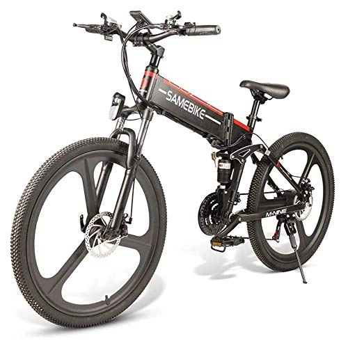 Bici elettriches : FGART Stessa Moto pi E-Bike, E-MTB, E -Mountain Bici 48V 10.4Ah 350W - 26 Pollici di Montagna piegante Bici elettrica 21-Level Shift Assisted