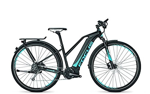 Bici elettriches : Focus Jarifa Street E-Bike E Bike Pedelec bicicletta elettrica trapezoidale 29 46 cm M 612 WH ricaricabile magicb vernice / opaco blu modello 2017