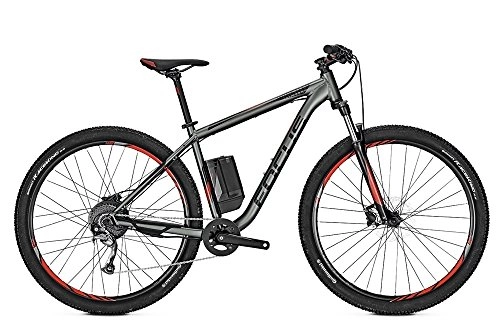 Bici elettriches : Focus Whistler Uomo e della Bike e della Montain Bike Bicicletta elettrica irongrey Matt 2018, RH 38 cm / 27 Zoll