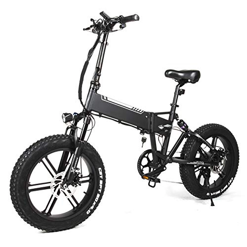 Bici elettriches : Gebuter Folding Electric Bike for Adults 20 Inches Wheels 500W Motor 48V 10Ah Removable Battery 7 Speed Gears Max Speed 35KM / H E-Bike