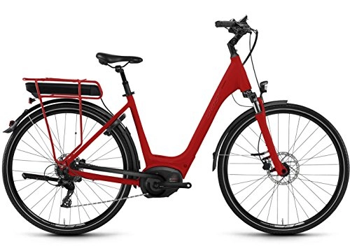 Bici elettriches : Ghost Andasol Wave B 4.6 Shiny - Bicicletta elettrica, Misura S, Modello 2018, Colore: Rosso