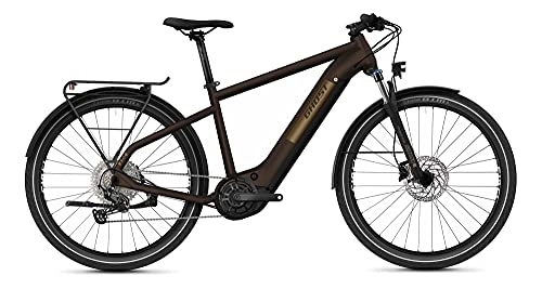 Bici elettriches : Ghost E-Square Trekking Advanced Y AL U Yamaha Bicicletta elettrica 2021 (27, 5", diamante da uomo L / 51 cm, cioccolato / marrone)