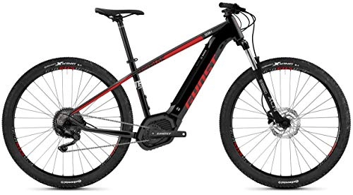 Bici elettriches : Ghost Hybrid Teru PT B3.9 AL U Bosch, bicicletta elettrica 2019 (XL / 50 cm, Jet Black / Riot Red / Urban Gray)