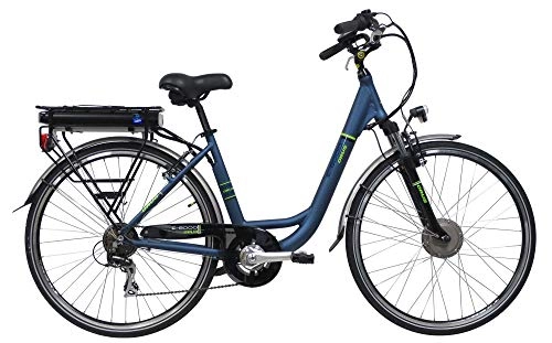 Bici elettriches : giordanoshop Bicicletta Elettrica City Bike a Pedalata Assistita 28" 250W Denver Blu