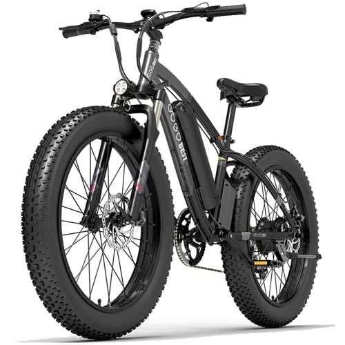Bici elettriches : GOGOBEST Bicicletta Elettrica GF600 Mountain Bike Bici Elettrica per Adulti, 26" Fat Bike Elettrica (Grigio)